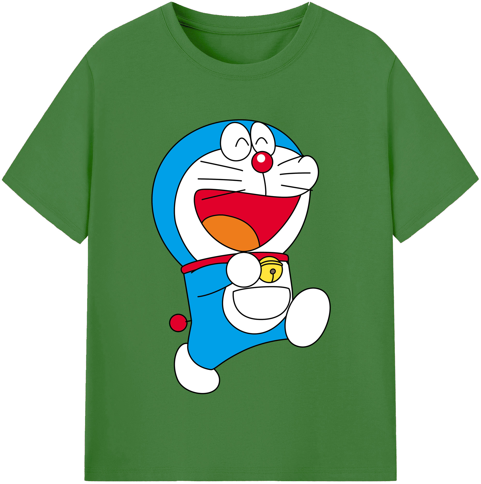 （画像用） ドラえもん Doraemon レディースカジュアルプリントTシャツ（綿100％）